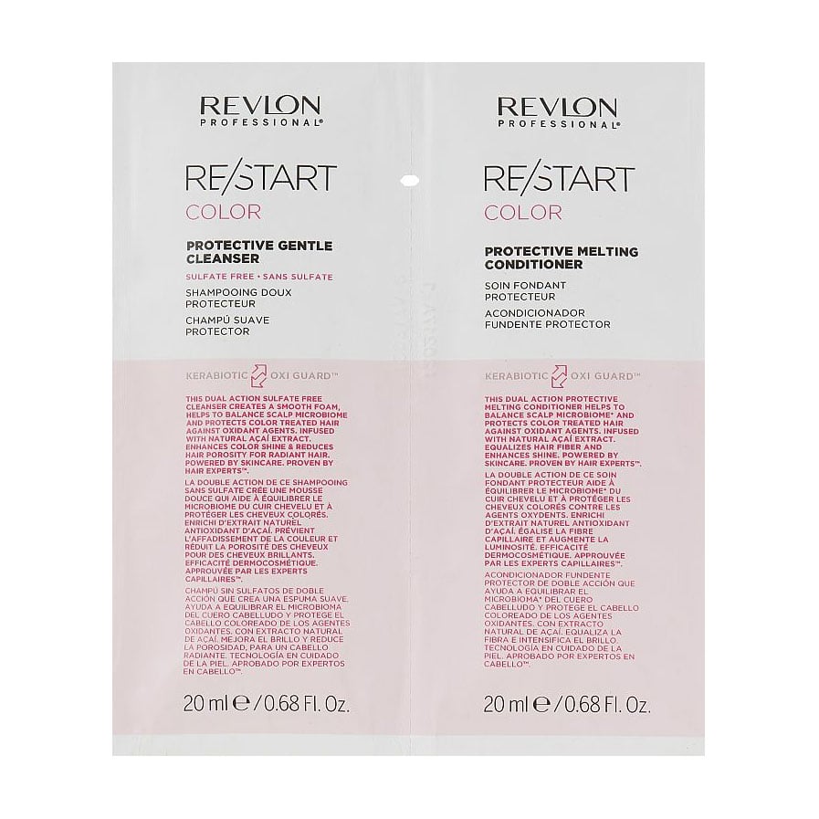 Набір для фарбованого волосся Revlon Professional Restart Color (шампунь, 20 мл + кондиціонер, 20 мл)